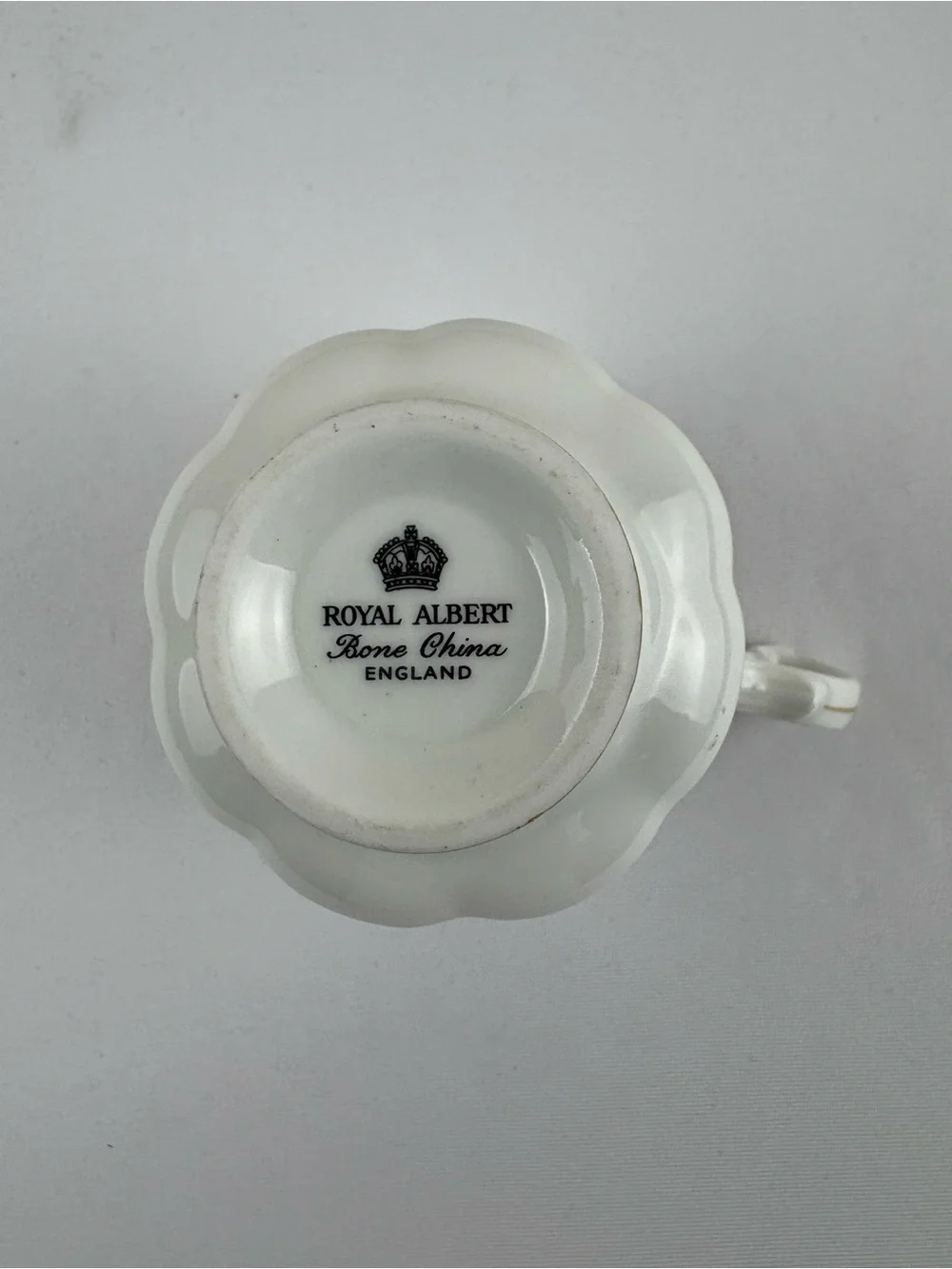 Royal Albert Bone China Teacup and Saucer Featuring the Rose Time Pattern